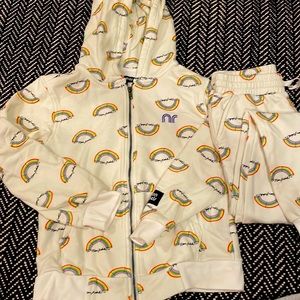 Kids neon rebels sweatsuit size 10